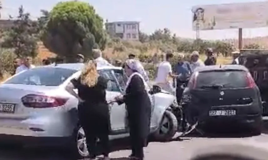 Gaziantep’te zincirleme trafik kazası: İki yaralı