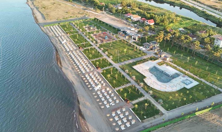 Samsun'un Miliç kadınlar plajı ve yüzme havuzu açılıyor