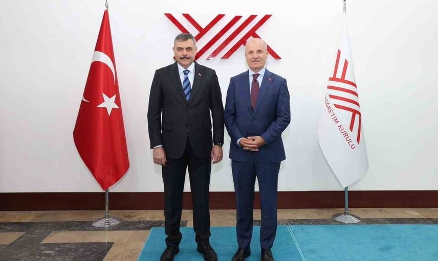 Bakan Çiftçi, Yök Başkanı Özvar’ı ziyaret etti
