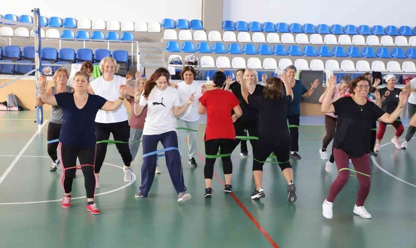 Nazilli'de kadınlara yönelik spor kursları yeni dönemine başladı