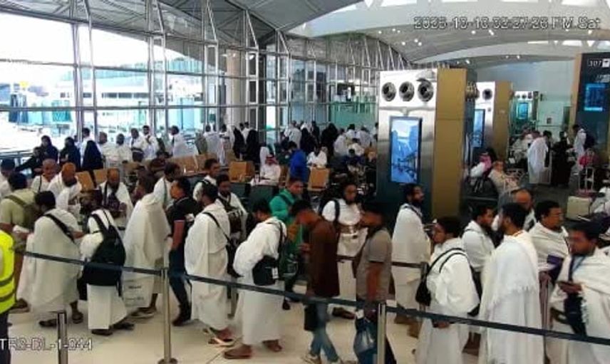 Riyad'daki havalimanına yönelik saldırının görüntüleri yayınlandı