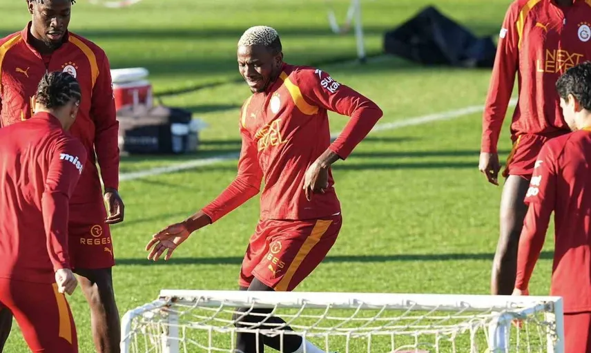 Galatasaray, Kasımpaşa maçı öncesi son hazırlıklarını sürdürüyor