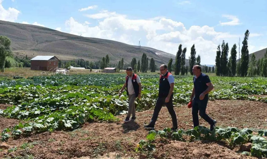 Bayburt'ta üreticilerin sorunları yerinde değerlendirildi