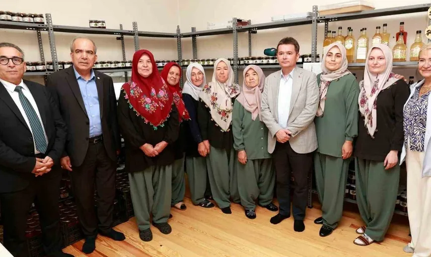 Başkan Aydın kadın üreticilerin yanındaydı