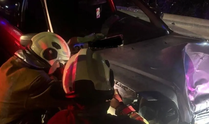 Arsuz’da otomobil kazası: 2 kişi yaralandı