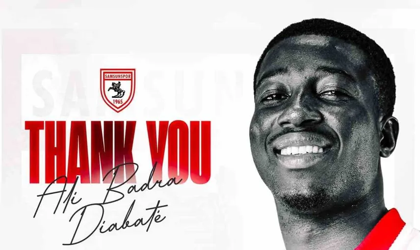 Samsunspor, genç yeteneği Ali Badra Diabate'yi Suudi Arabistan'a uğurladı