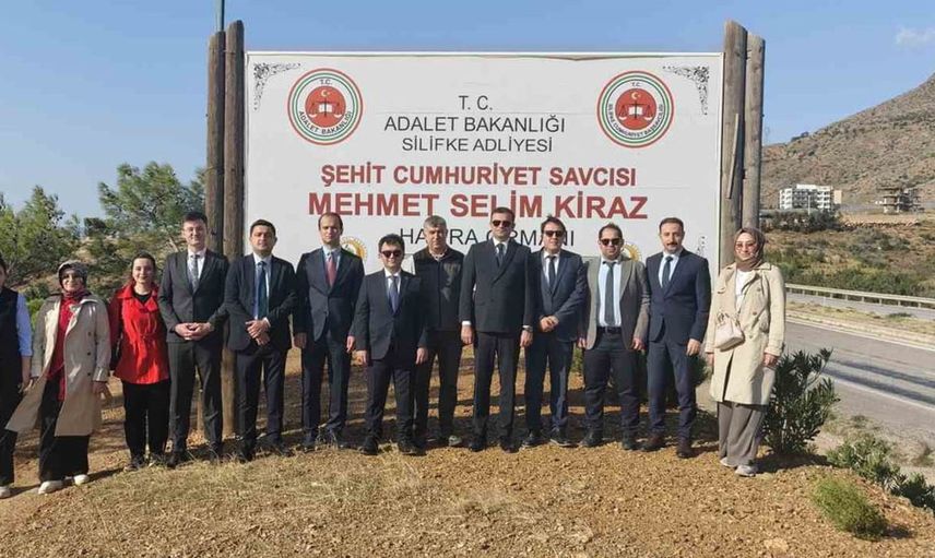 Silifke'de şehit savcı kiraz ormanına bin fidan dikildi