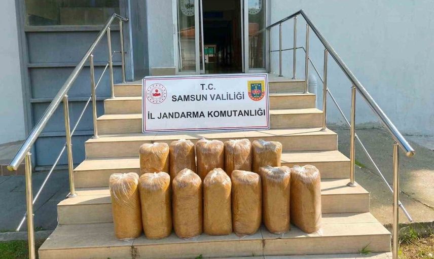 Atakum'da tütün kaçakçılığı operasyonu: 60 kilo kıyılmış tütün ele geçirildi