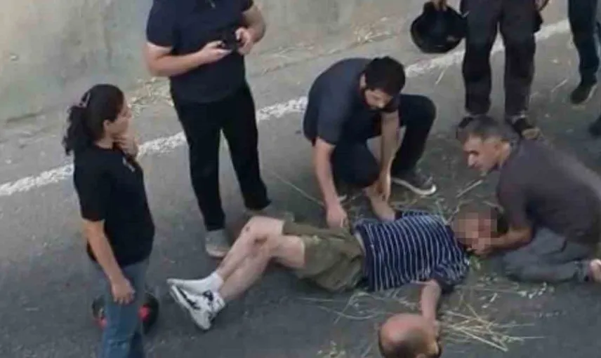 Adıyaman'da motosiklet kazası: Sürücü alt geçide düştü