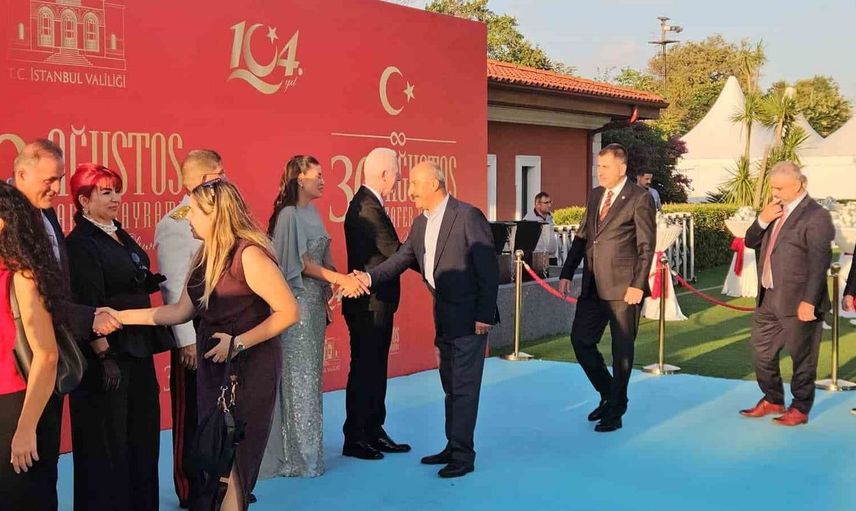 30 Ağustos Zafer Bayramı resepsiyonu İstanbul'da gerçekleştirildi