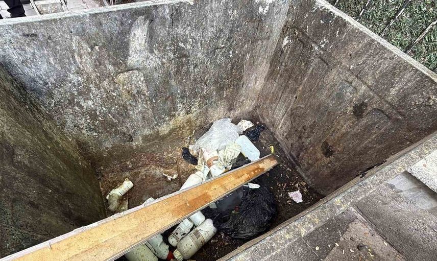 Okul çevresindeki çöp konteynırında meydana gelen patlama panik yarattı