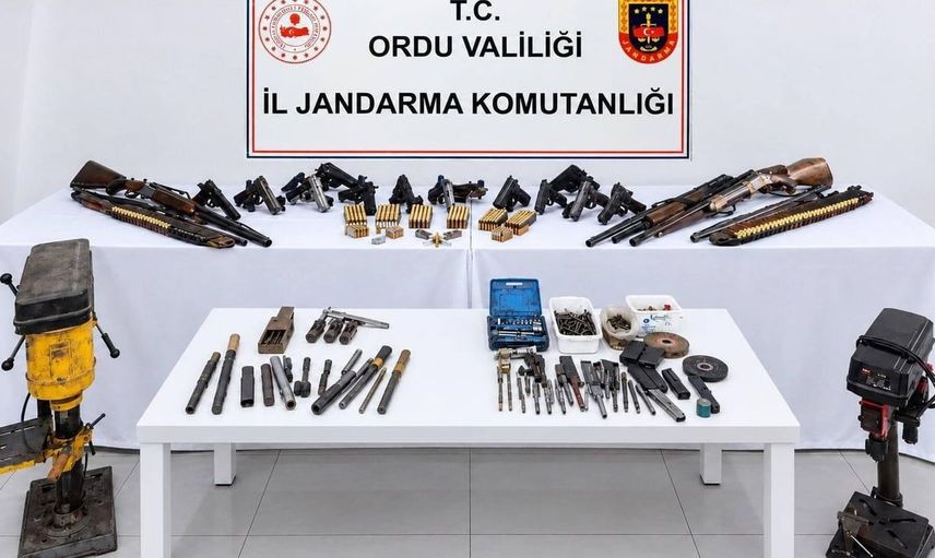 Ordu’da silah kaçakçılarına yönelik operasyon gerçekleştirilerek iki kişi gözaltına alındı