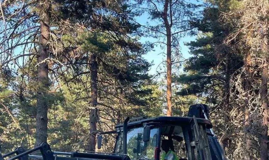 Kızılcahamam Belediyesi, yangın söndürme çalışmalarında destek sağladı