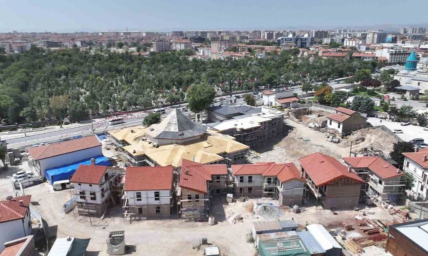 Başkan Altay: Mevlevi Dergahı Konya’nın manevi kimliğine yakışır bir eser olarak yükseliyor