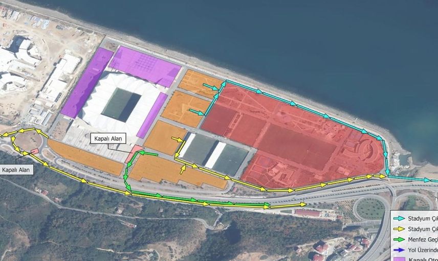 Trabzon'da stadyum trafiğine köklü çözüm: Tahliye süreleri büyük oranda kısaldı
