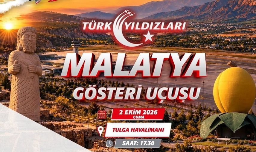 Malatya semalarında Türk Yıldızları'nın görkemli gösterisi