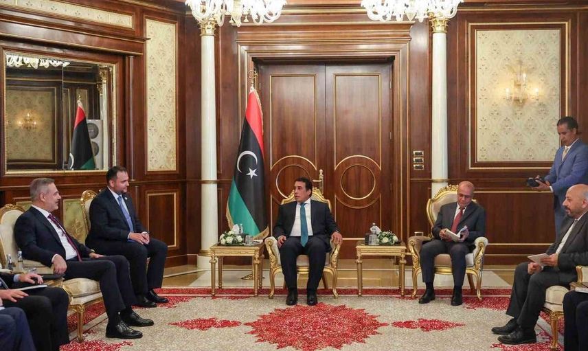 Hakan Fidan Libya başkanlık konseyinde önemli temaslarda bulundu