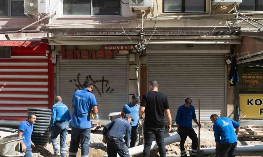 Alsancak Kıbrıs Şehitleri Caddesi yeniden inşa ediliyor