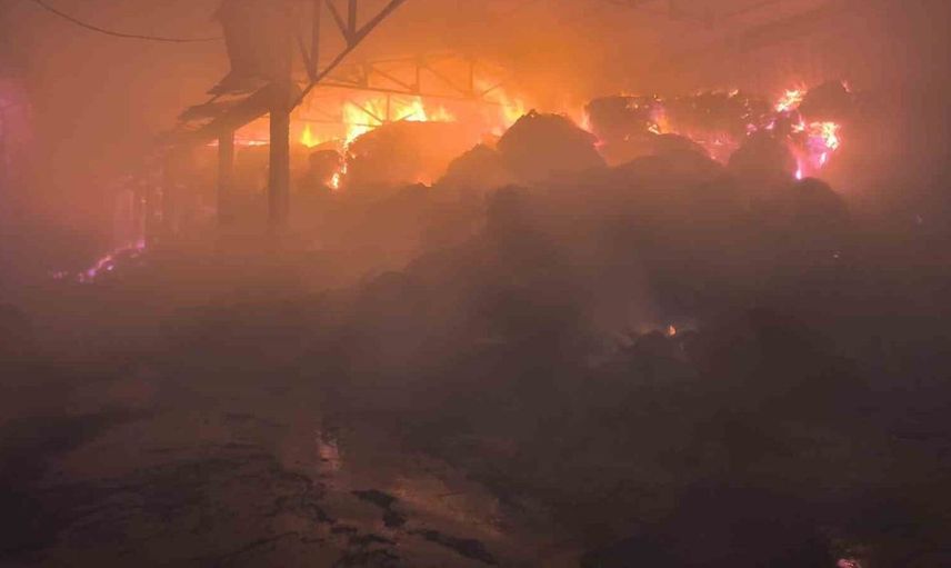 Samsun'da saman deposunda yangın paniği: İtfaiye müdahale etti
