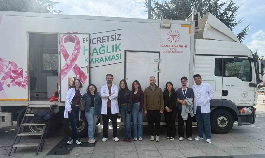 Düzce'de kadın sağlığı için ücretsiz kanser taraması uygulaması