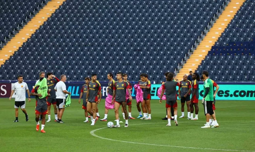 Roma, Fenerbahçe maçına son hazırlıklarını tamamladı