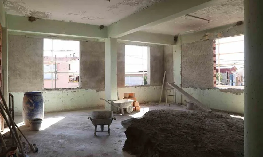Nazilli kırsalında köy konağına yenilik getiriliyor