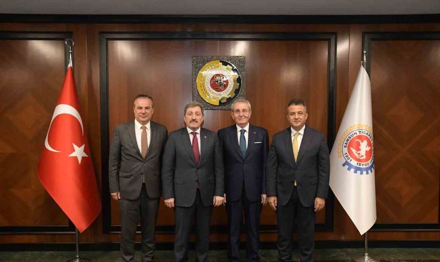Samsun TSO'da yeni dönem için tebrikler: Vali ve Başkan'dan destek ziyareti