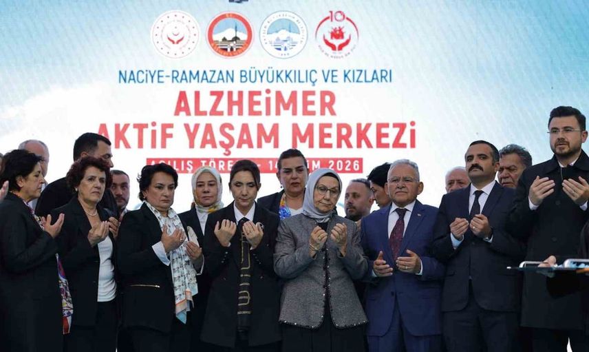 Kayseri'de duygusal anlar: Alzheimer aktif yaşam merkezi açıldı