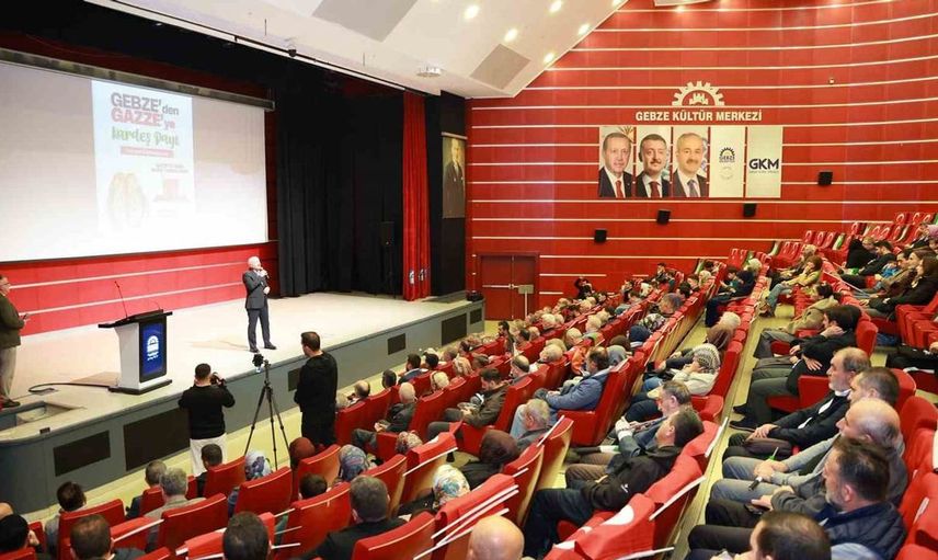 Gazze insanlık dramına dikkat çekmek için Gebze'de buluşma