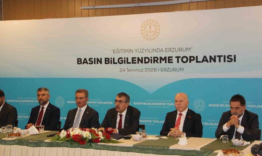 Bakan Tekin: 2013 yılından itibaren Erzurum’da 187 okul yaptık