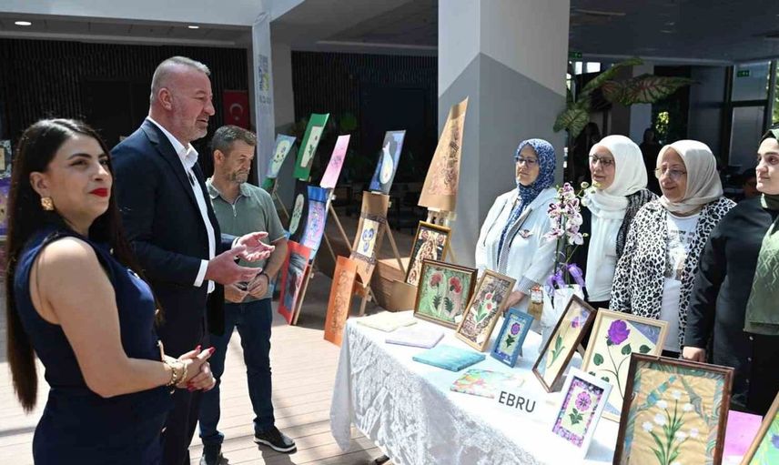 Karacabey'de sanat atölyeleriyle üretime yön veriliyor
