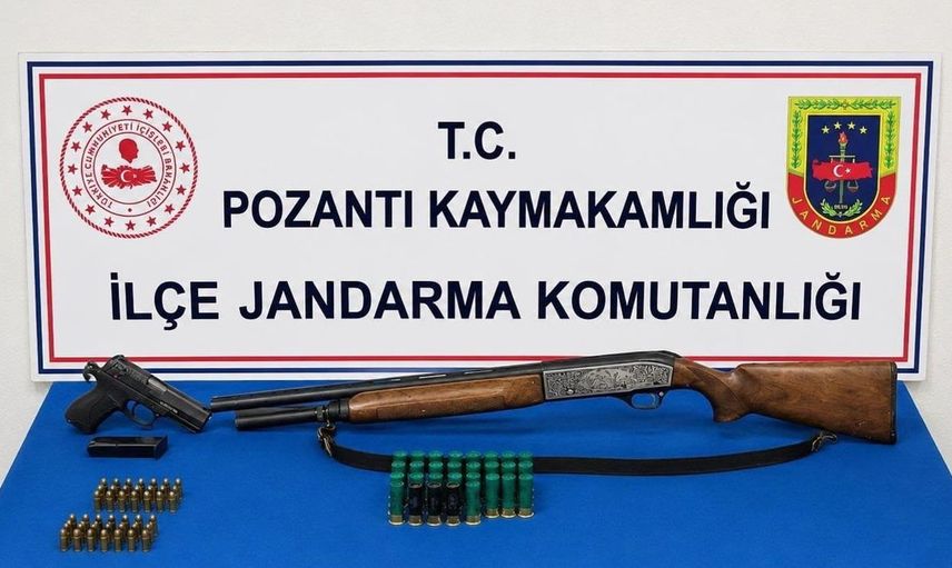 Pozantı'da ruhsatsız silah ve uyuşturucu operasyonu