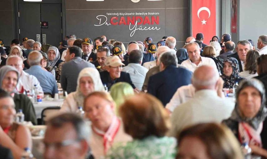 Gazilere büyük bir vefa: Tekirdağ'da özel akşam yemeği düzenlendi