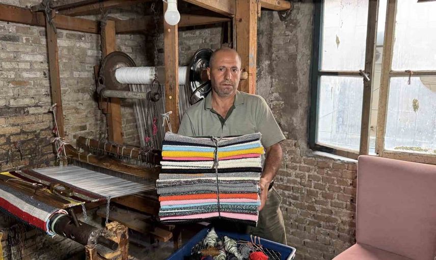 20 yıldır dokuma sanatını sürdürüyor: Bir mesleği yok olmanın eşiğinden kurtarıyor