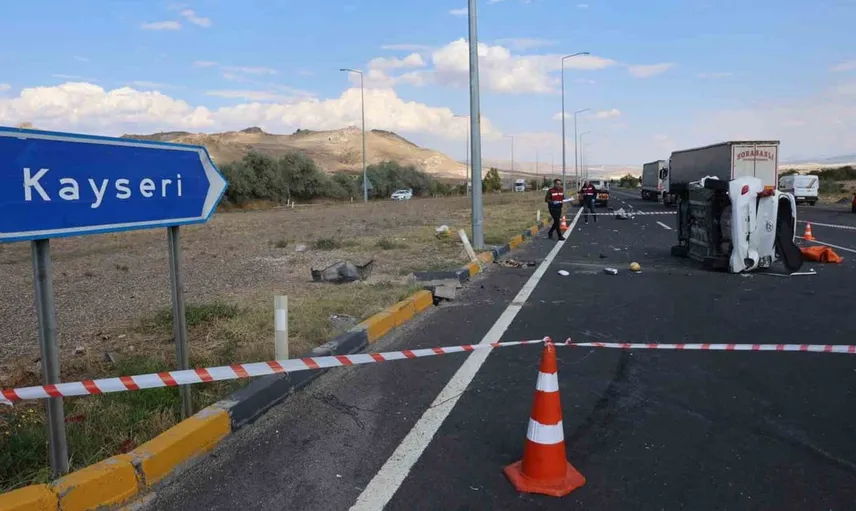 Nevşehir'de trafik faciası: 2 kişi hayatını kaybetti, 1 yaralı