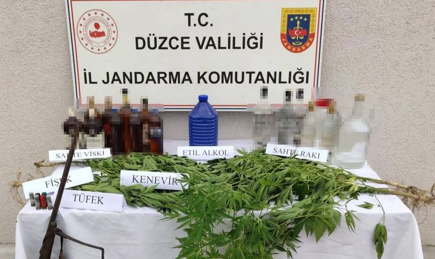 Düzce'de narkotik operasyonu: 55 kişiye işlem yapıldı