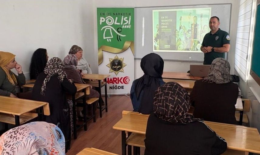 Niğde'de uyuşturucu ile mücadelede 778 kişiye bilgilendirme