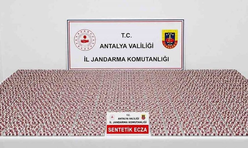 Kepez'de uyuşturucu operasyonu: 15 binden fazla hap ele geçirildi