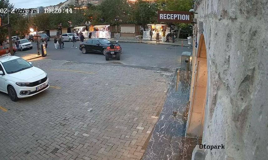 Nevşehir'de park halindeki ATV'nin gizemli hareketi