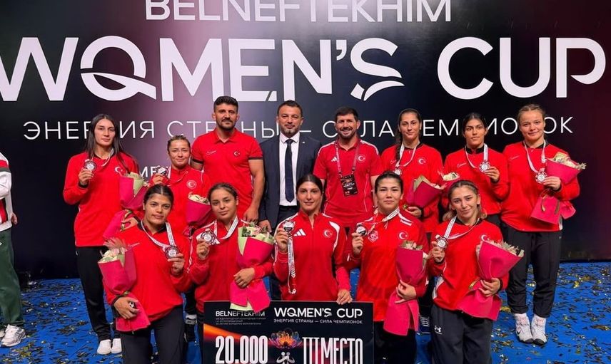 U23 Belneftekhim Women’s Cup’ta milliler, takım halinde 3. oldu