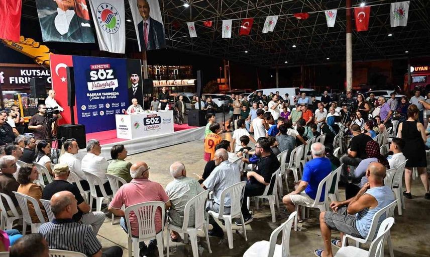 Kepez Belediyesi, Altınova'da vatandaşların taleplerini dinledi