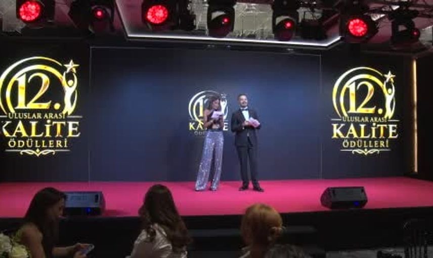 Uluslararası Altın Kalite Ödülleri gecesi görkemli bir organizasyonla sahiplerini buldu