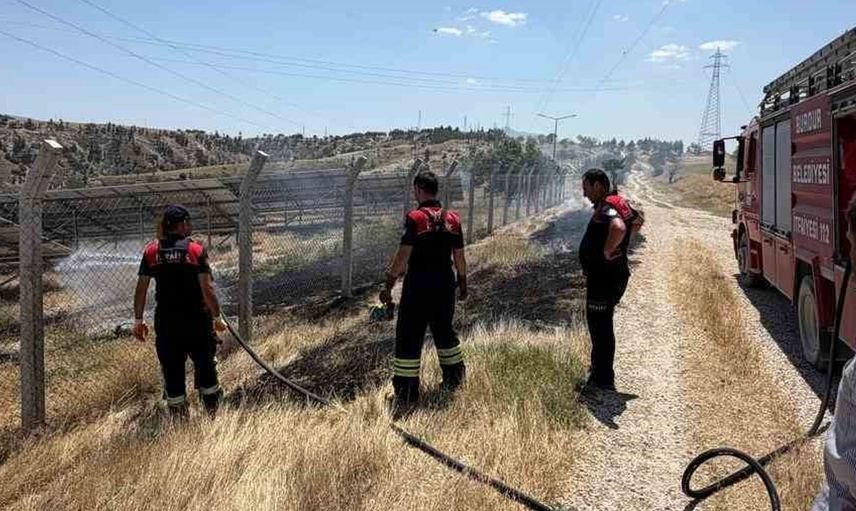 Burdur’da güneş enerji santralinde trafo yangını