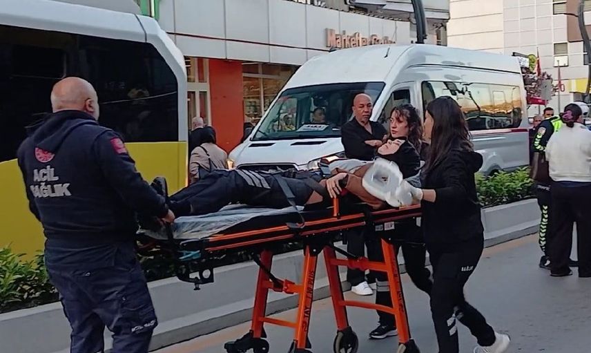 Karabük'te otomobilin çarptığı yayaya ilk yardım yapıldı