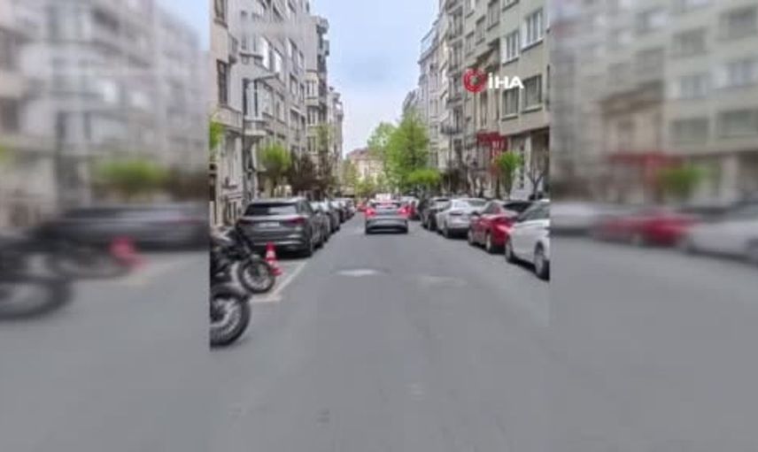 Şişli'de çalıntı motosikletle kaçan genç sürücü polisle kovalamacaya girdi