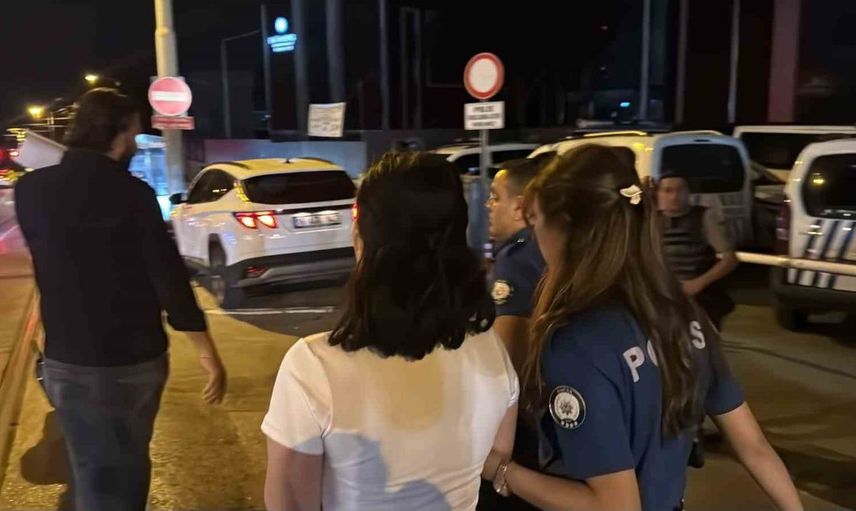 Bursa'da alkollü kadın sürücü manşetlerde: olay çıkararak tutuklandı