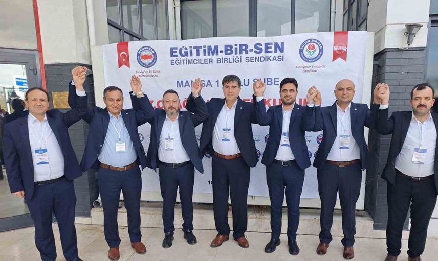 Eğitim-Bir-Sen Manisa'da Ahmet Yasav güven tazeledi