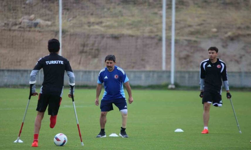 Ampute futbol milli takımı, dünya şampiyonluğuna odaklandı