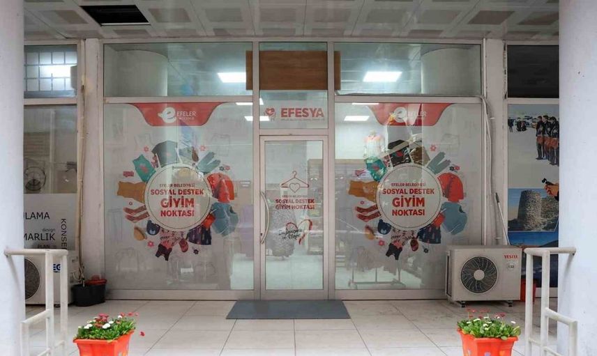 Efeler Belediyesi'nden ihtiyaç sahiplerine giyim yardımı