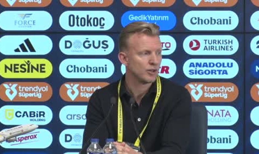 Fenerbahçe'nin teknik sorumlusundan maç sonrası açıklamalar: Hayal kırıklığı yaşıyorum